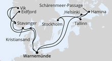 Route: Highlights der Nord- und Ostseeküste 2 mit AIDAluna